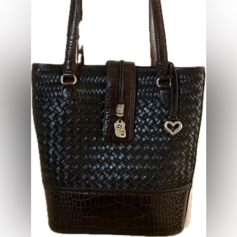 Brighton Elegant, Brown Leather Designer
Tote /Shoulder Bag LIKE NEW